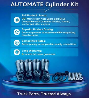 Good price Heavy Duty Engine Cylinder Liner Overhaul Kit for Foton Heavy Truck online