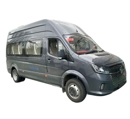 Good price Long‑Wheelbase High‑Roof 4×2 Rear‑Wheel‑Drive 17‑Seat Electric Passenger Van - new energy passenger van online